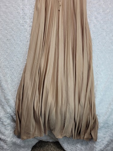 60s Babydoll Dress Sz 11 Tan Flutter Sleeve Sexy V-Neck Forest Fairy Lingerie - Picture 12 of 24