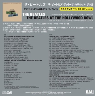 THE BEATLES / LIVE AT THE HOLLYWOOD BOWL 1965 : THE U.S.ALBUM (CD+