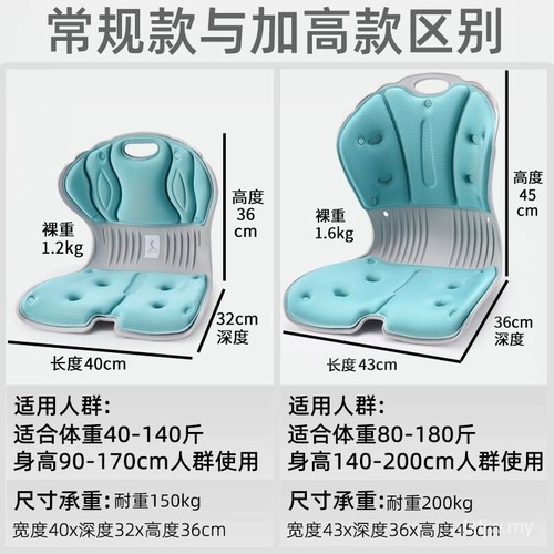 Seated Chair - Sitting posture correction lumbar support ergonomic seat 坐姿矫正护腰坐垫 - Picture 7 of 16