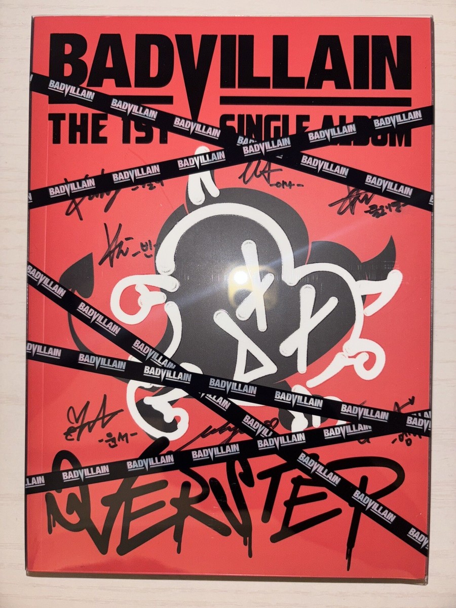 ★国内発送◆非売品◆メンバーサインCD◆BADVILLAIN◆OVERSTEP BAD VILLAIN [OVERSTEP] All Member Autographed Signed Album