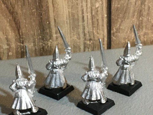 A23628 WARHAMMER MARAUDER FANTASY HIGH ELVES METAL SHADOW WARRIORS 4 PK NO SHLDS - Picture 7 of 18