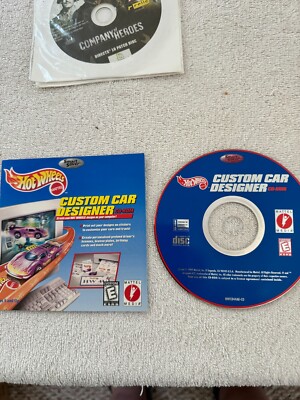 Hot Wheels Custom Car Designer PC CD Rom 1997 Windows 95/98
