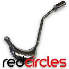 47cc & 49cc CHROME MINI DIRT BIKE SINGLE EXHAUST fits MINI MOTO MX BIKES