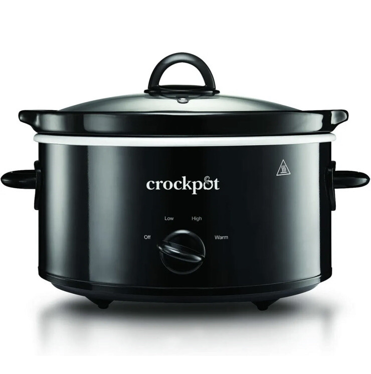 CrockPot CSC078 Slow Cooker 3.7L Removable EasyClean Ceramic Bowl Black New 1048894037053 eBay