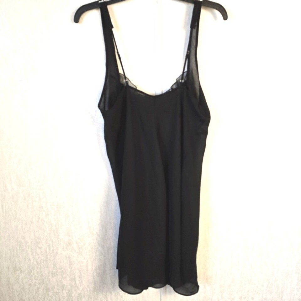 Victoria’s Secret L Vintage Gold Label Lingerie Teddy Black Velvet Lace