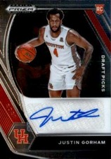 Justin Gorham 2021-22 Panini Prizm Draft Picks Auto Rookie Card #DP-JGO