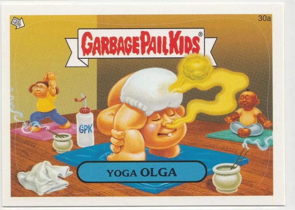 Yoga Olga #30a Garbage Pail Kids GPK 2006 All-New Series 5 ANS5