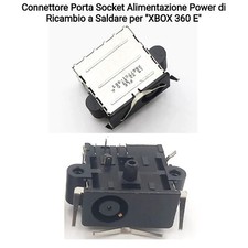 Connettore Porta Socket Alimentazione AC Power di Ricambio a Saldare XBOX 360 E