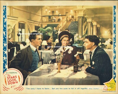 Stars Look Down ORIGINAL US Lobby Card Margaret Lockwood Carol Reed 1940