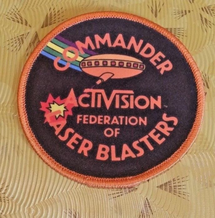 Patch Vintage Activision Atari 2600 - Seaquest Sub Club - Années 80 - Neuf