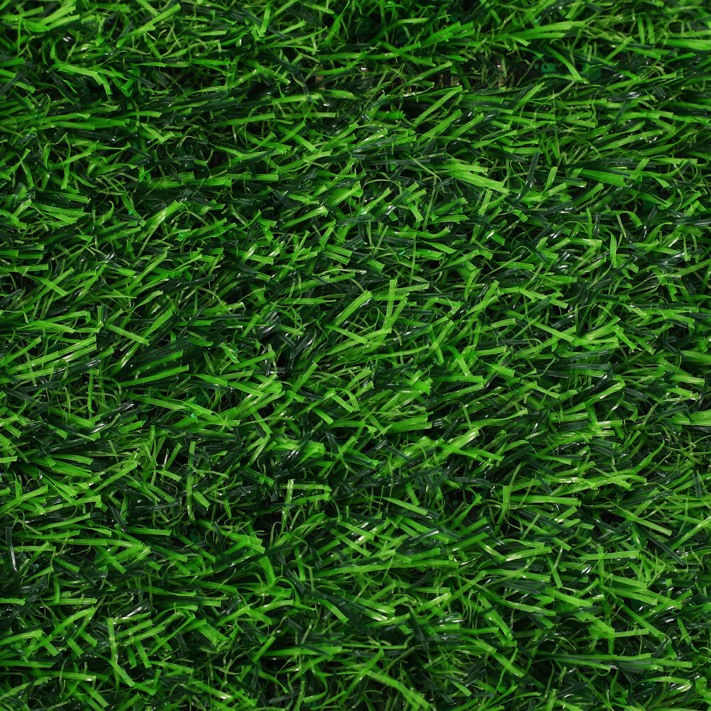 Simulated Grass Round Table Mat Green Artificial Tabletop Grass Mat ...