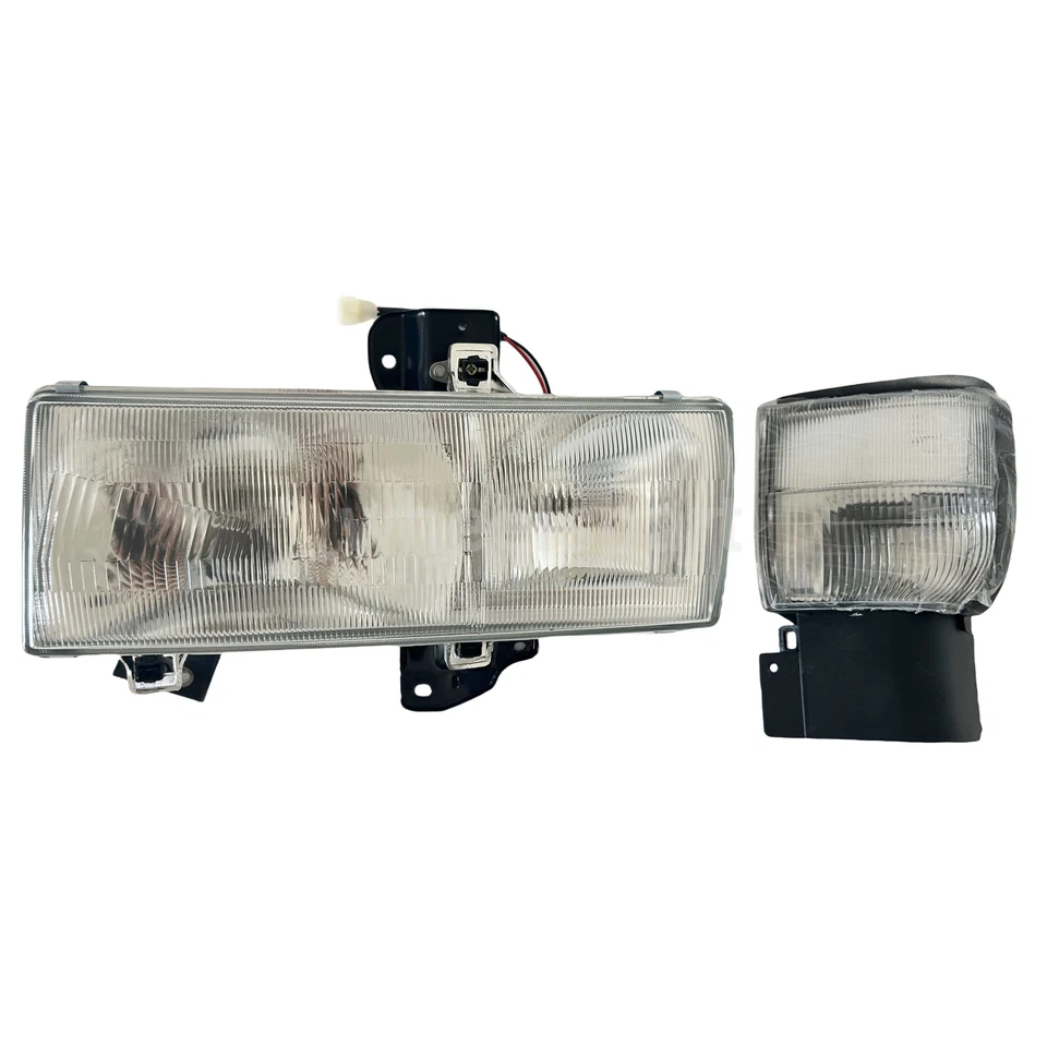 Headlight & Corner Lamp For 95-10 Nissan UD 1800 - 3300 W/ Bracket Driver Side Foto 2 de 4