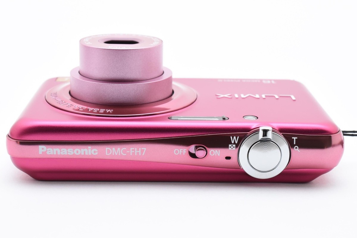 Panasonic LUMIX DMC-FH7 ピンク MINT in Box] Panasonic LUMIX DMC-FH7 Pink 4x Compact Digital