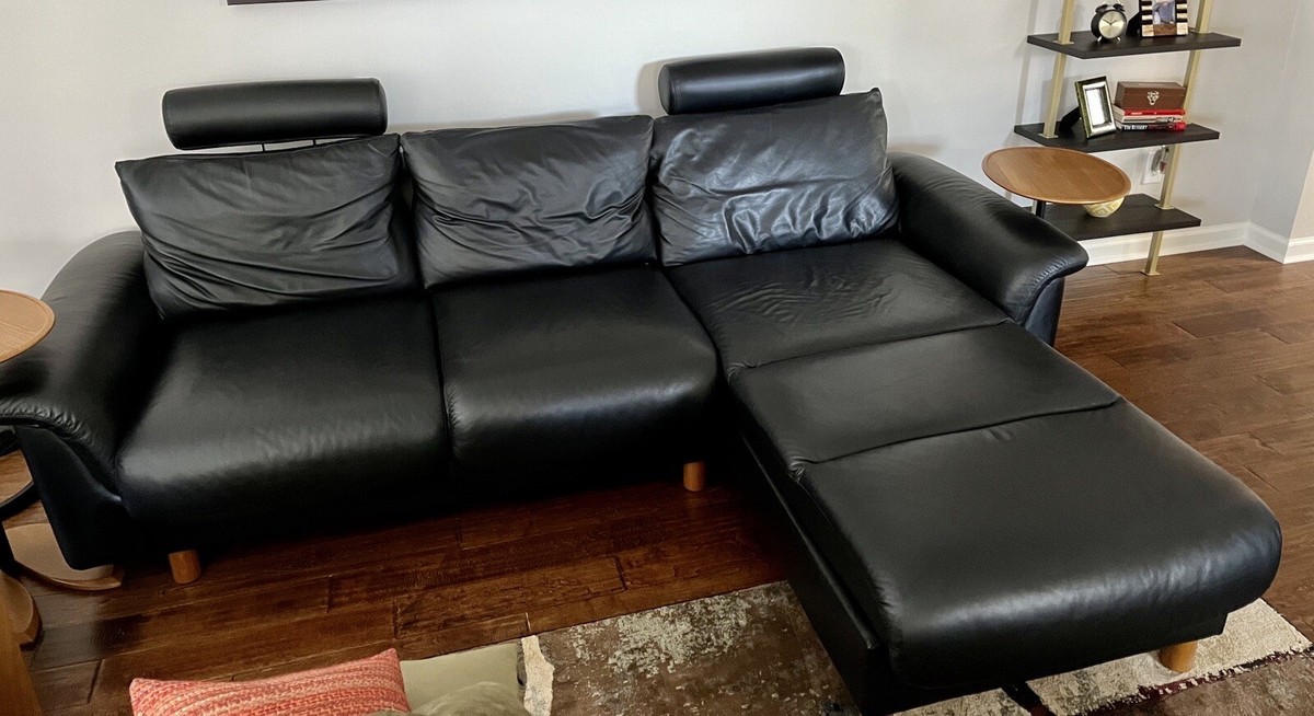 Ekornes Stressless living room furniture set In Paloma Black