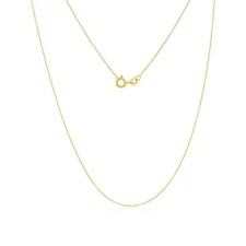 iJewelry2 - 14K Yellow Gold 0.75mm Cable Chain