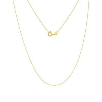 iJewelry2 - 14K Yellow Gold 0.75mm Cable Chain