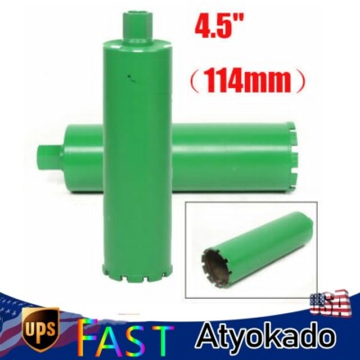 4.5'' Drill Bit Wet Diamond Core Hole Saw Hard Concrete Block Brick Drilling Bits