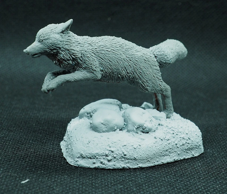 CIXMODELS CixM120001 FOX VOLPE 120mm 1:16 BIG SCALE RESIN KIT ANIMAL NON DIPINTO - Immagine 2 di 4