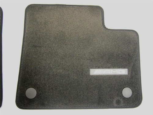 2012-2015 OEM Mercedes Benz ML63 AMG Floor Mats Set Basalt Grey Front & Rear - Picture 9 of 12
