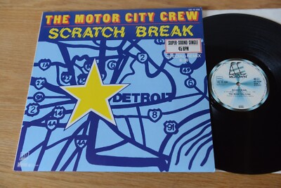 The Motor City Crew   Scratch Break (Special Remix) 12'' Maxi Motown  120·15·036