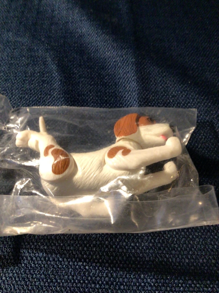 Muñeca Barbie Mattel 1995 Pet Doctor Posable Cabeza Bobble Perros Blanco Marrón Manchas Foto 2 de 4