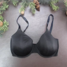 Maidenform Bra 38DD Black Padded Underwire Adjustable Clasp Back