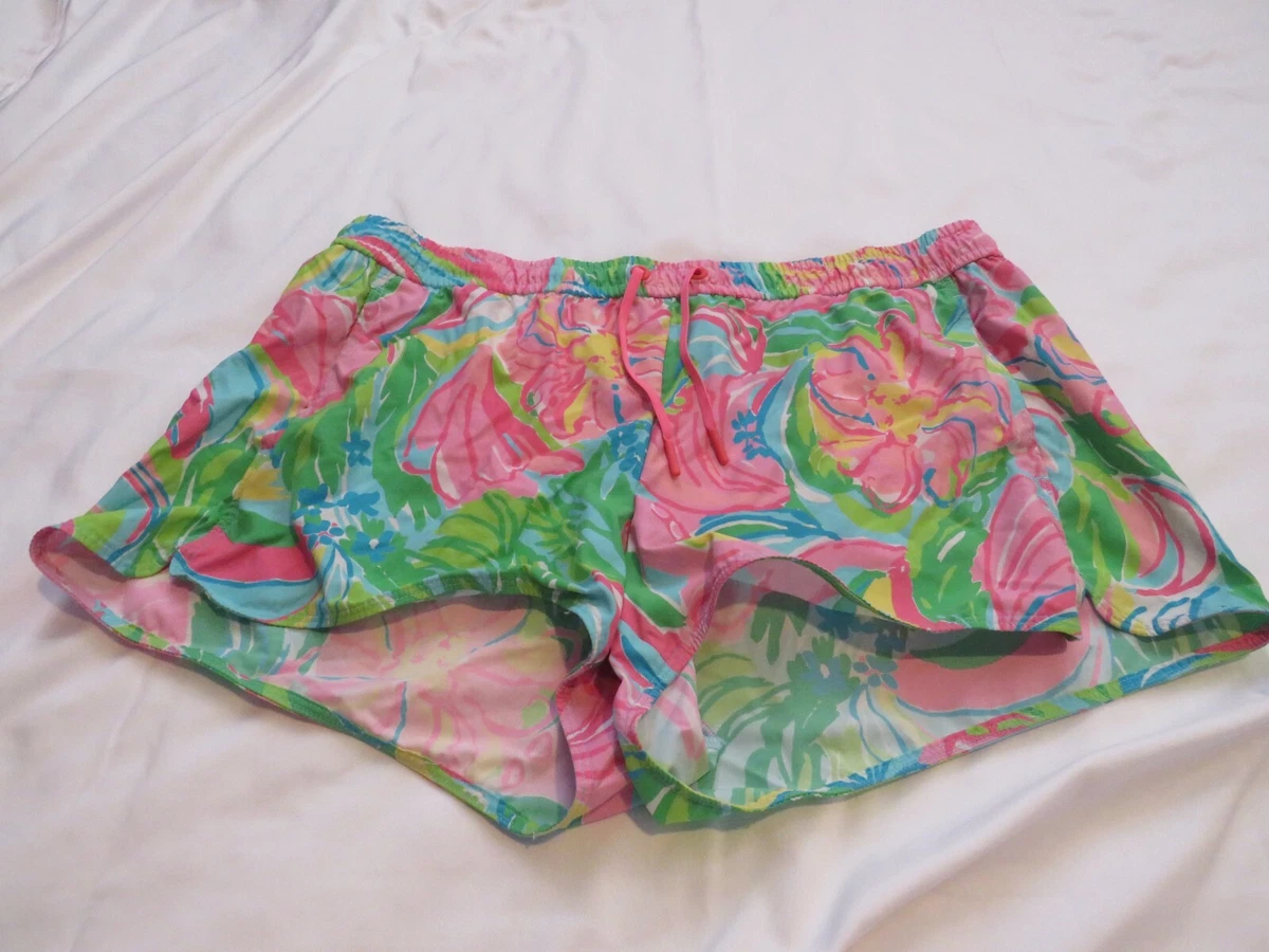 Lilly Pulitzer Luxletic Athletic Shorts Size Large eBay