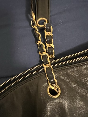Chanel 24k Black Caviar Large Front Pocket Tote With Orig. Box, Dust Bag And + - Picture 6 of 21