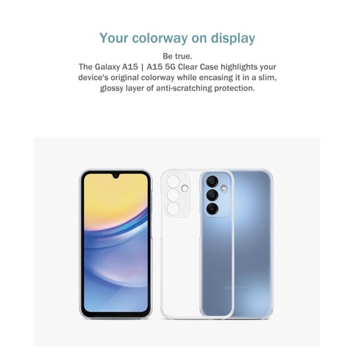 Original Samsung Official Galaxy A15 5G Clear Case (EF-QA156) - Picture 10 of 11