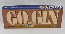 Go Gin Vintage Card Word Board Game Ideal 1968