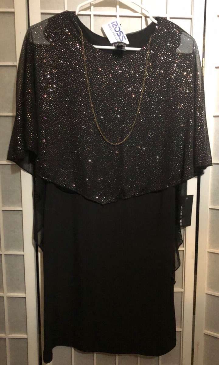 En Focus Studio Black Over Drape Dress Women's Size 6 | eBay En Focus Studio Black Over Drape Dress Women's Size 6 | eBay