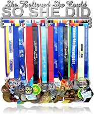 Medal Hanger Holder Display Wall Rack Frame Sturdy Metal Awards Organizer Rack