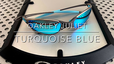  LINEGEAR HD lens for Oakley Juliet -  Non-polarized/Polycarbonate (HD-Turquoise Blue) : ביגוד, נעליים ותכשיטים