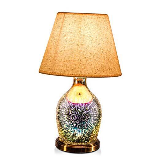 Table Lamp,Desk Lamp with Bulb Included - Modern Lamp 17*10'' Table Lamp Vase-image