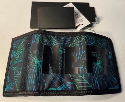 Men's NEFF Wallet Black / Green Brand New With Tags Hook and Loop Fastener