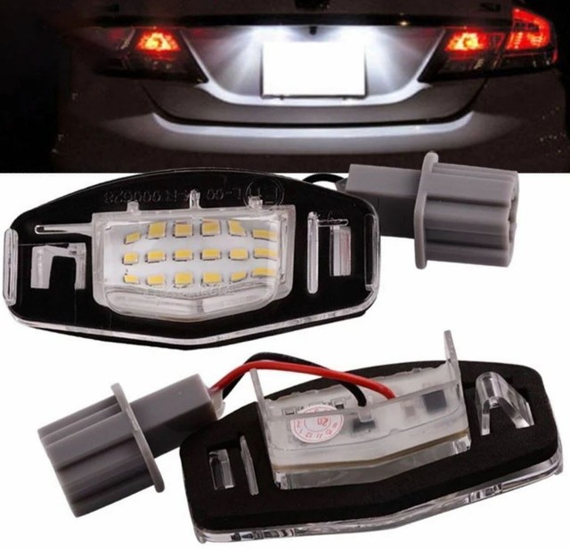 LED License Plate Light Rear Light Number Plate Lamp W5W for Honda