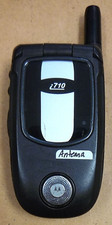 Motorola i710 - Black and Silver  Nextel  Rare PTT iDEN Flip Phone - READ