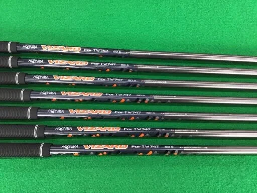 2018 HONMA Tour World TW747p 4~10 7pc VIZARD TW747 50 S-flex Iron Set Golf J368 - Image 4 of 4