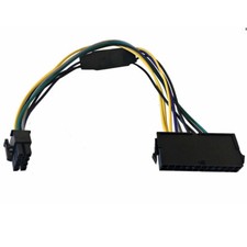 Power ATX Supply Cable 24pin To 8pin For DELL Optiplex 3020 7020 9020 30CM TO US