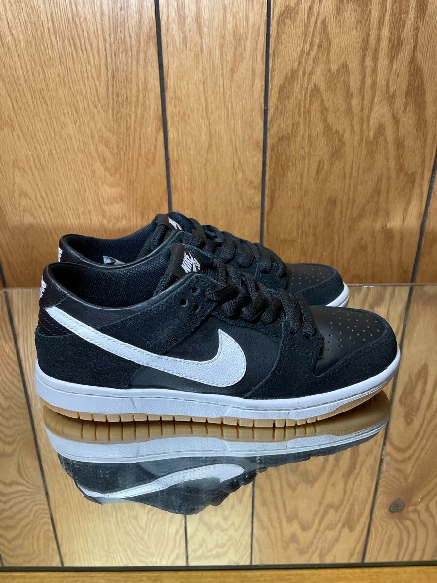 destilación Generalmente hablando Pagar tributo Nike SB QS Zoom Dunk Low Pro Black White Gum Brown Leather Orange  854866-019 s 5