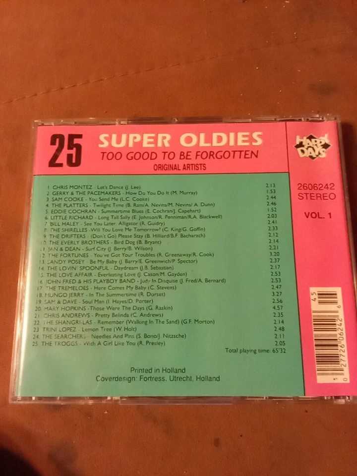 25 Super Oldies - Too Good To Be Forgotten Vol. 1 CD - Bild 2 von 2