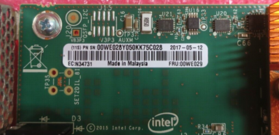 00WE029 LP LENOVO NIC 1-PORT 100GB QSFP28 ADAPTER LOW PROFILE