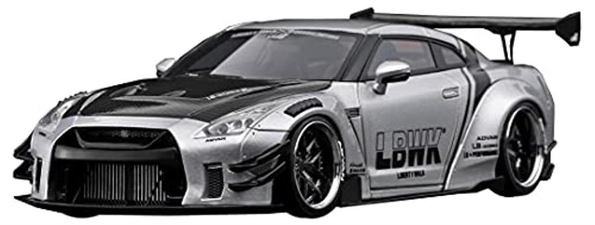ignition model 1/43 LB-WORKS Nissan GT-R R35 type 2 Silver ignition model 1/43 LB-WORKS Nissan GT-R R35 type 2 Silver