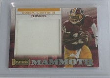 Robert Griffin III 2012-13 Panini Playbook Rookie Mammoth Materials /49 #26 *GW 