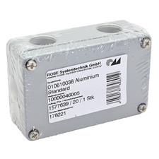 Rose Systemtechnik 010610038 Aluminum Enclosure 3.86"L X 2.52"W