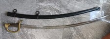 Antique French Mle 1829 Artillery D-Guard Saber Chtellerault + Scabbard