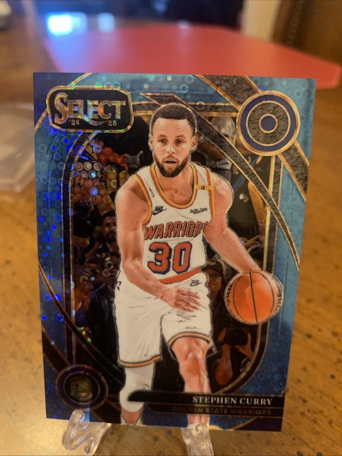 2024-25 Panini Select - Courtside Stephen Curry #209 Light Blue Disco Prizm /99