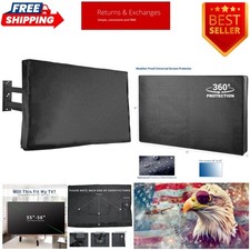 Flat Screen TV Cover Protector for 55 to 58 inch Screens, Universal, Outdoor,...