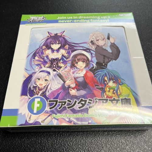 Weiss Schwarz Fujimi Fantasia Bunko Vol 2 Booster Box English Sealed 1st Edition
