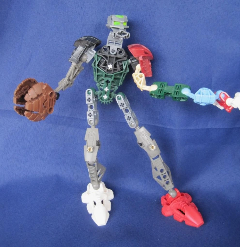 Lego Bionicle 6 Figures MOC Fantasy 2 Rankshi 2 TOA Nuva 2 Kraata  and more - Image 3 of 4